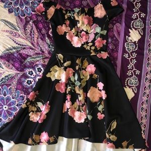 High to low floral dress